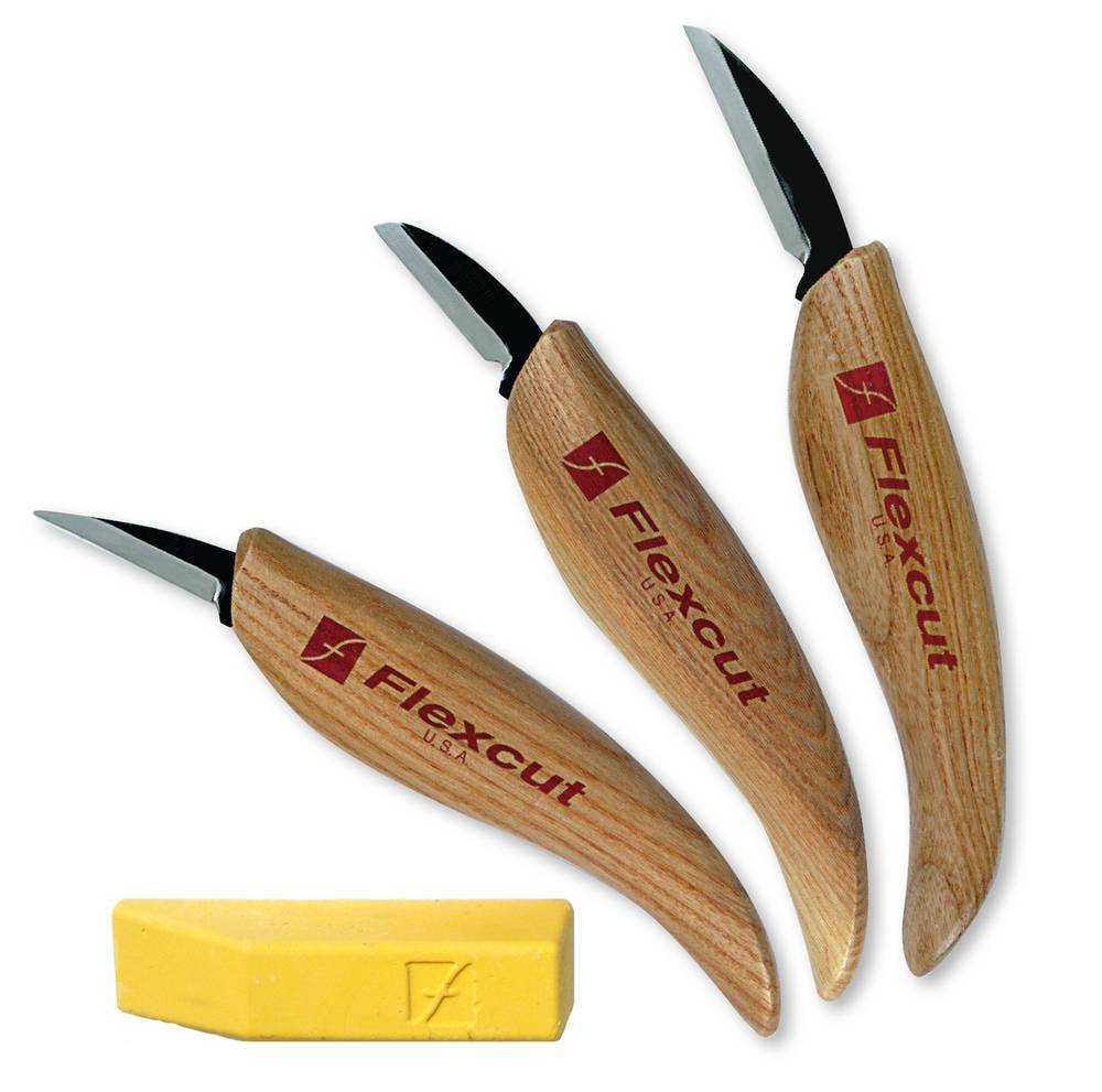 Flexcut KN500 Starter Knife Set with Compound - Image 3