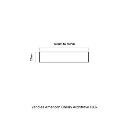 American Cherry Architrave PAR Kit Measurements