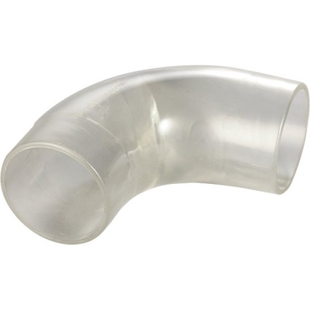 2.5 Inch Clear Plastic 90 Degree Elbow - CLEAR ONLY