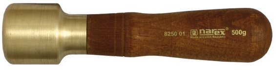 Narex Brass carving mallet 40 x 52 mm