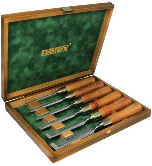thumbnail image 2 of Narex 8 Piece Premium Bevel Edge Chisel Set - Taylor Toolworks 2 of 10