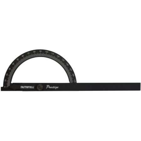 Faithfull Prestige Angle Gauge Black Aluminium 150 x 270mm