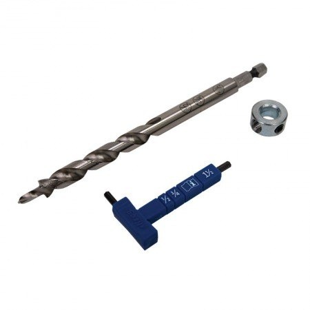 Kreg® Easy-Set Drill Bit with Stop Collar & Gauge/Hex Wrench