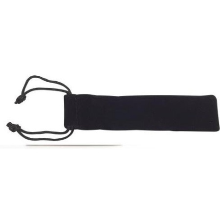 Velvet Drawstring Pouch - Black - Pack of 5