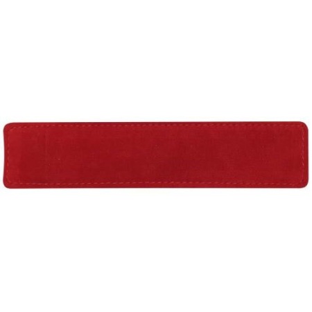Suede Effect Pen Sleeve - Red - Pack of 2