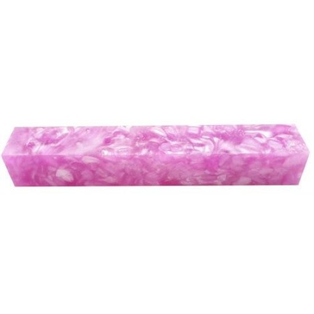 Crush Acrylic Pen Blank - Pearl Pink