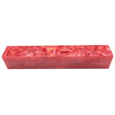 Crush Acrylic Pen Blank - Red