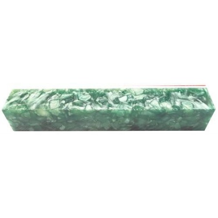 Crush Acrylic Pen Blank - Light Blue and white