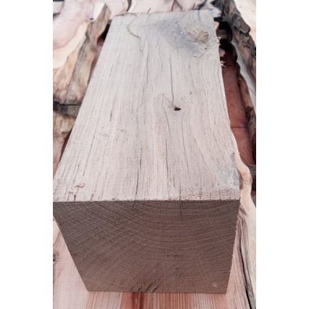 100mm Oak square cube