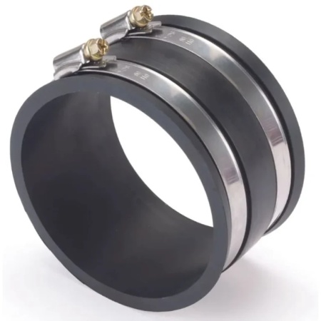 Flexible Cuff with 2 Hose Clamps 100mm (4″) Diameter
