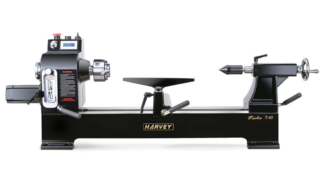 Harvey Woodturning Lathe TURBO T-40 With Servo Motor 24" x 14" M33