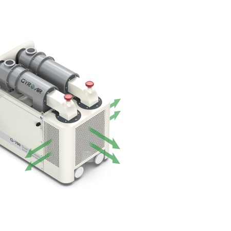 harvey dust processor Gyro Air G-700 airflow indicator