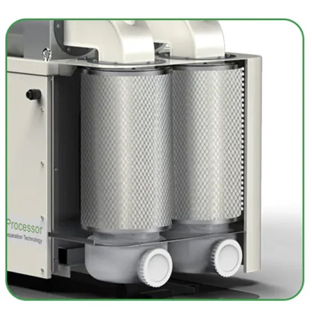 harvey dust processor Gyro Air G-700 product image showing filters