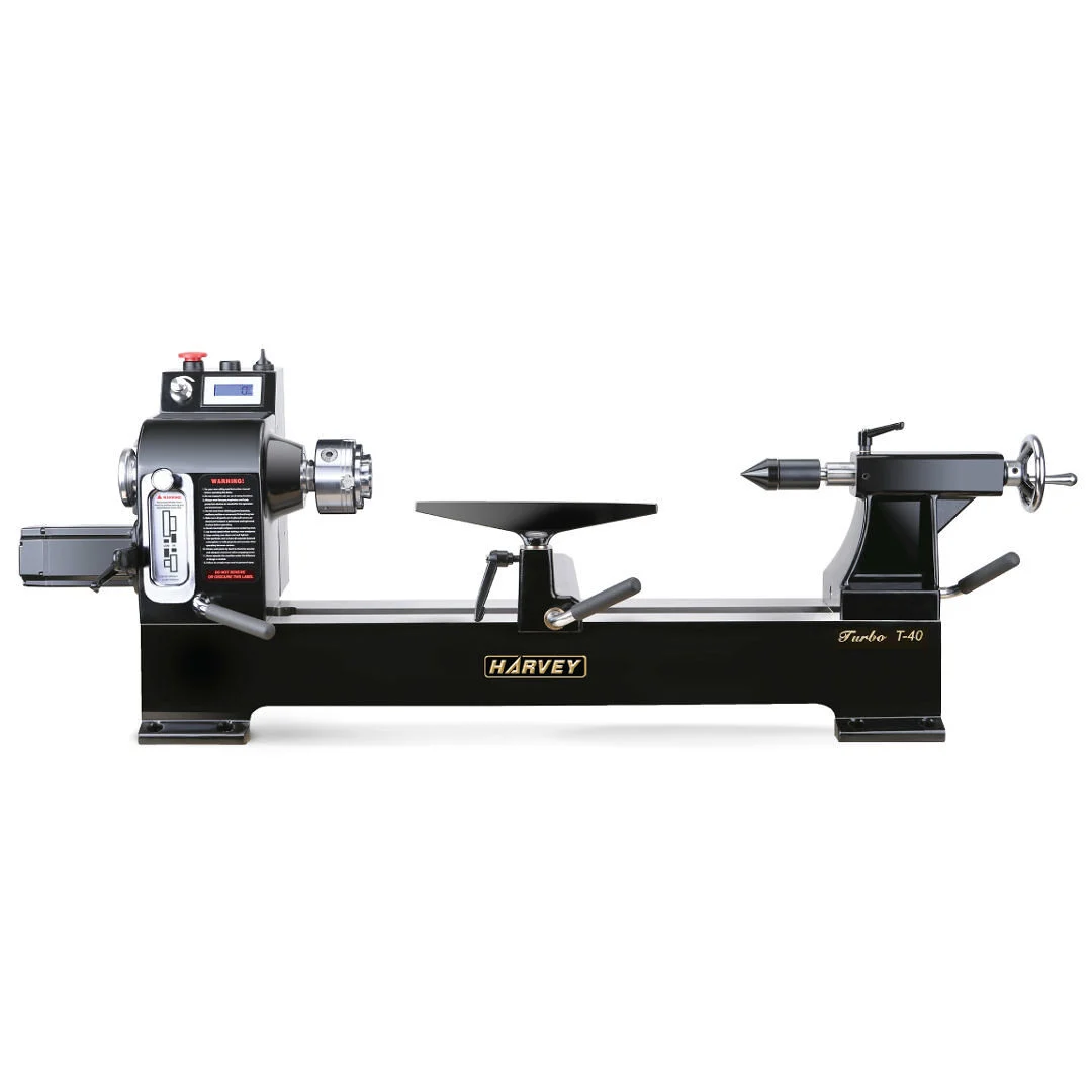 Harvey Woodturning Lathe TURBO T-40 With Servo Motor 24" x 14" M33