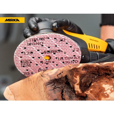 Mirka Ultimax Ligno 150mm Sustainable Abrasive Sanding Discs