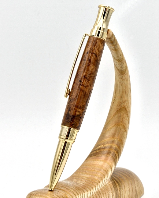 Beaufort Ink Etesia ballpoint pen kit with upgrade gold fittings - Image 2