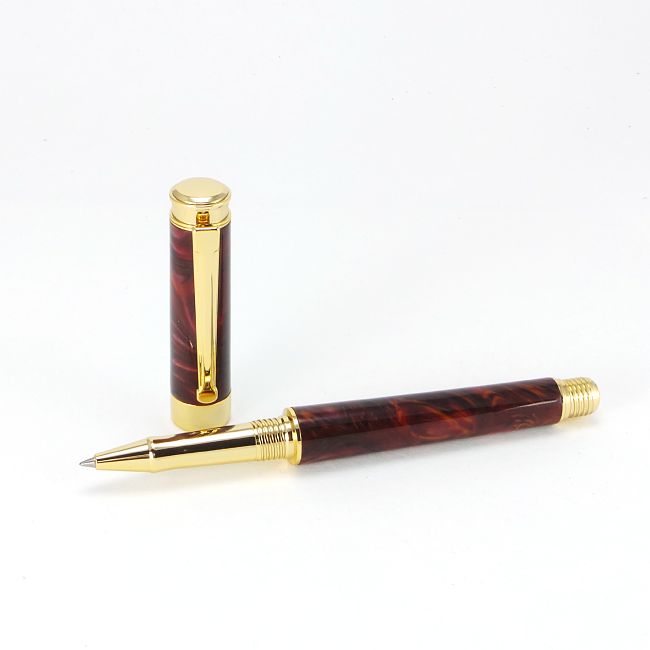 Beaufort Ink Leveche rollerball pen kit with upgrade gold fittings - Image 2