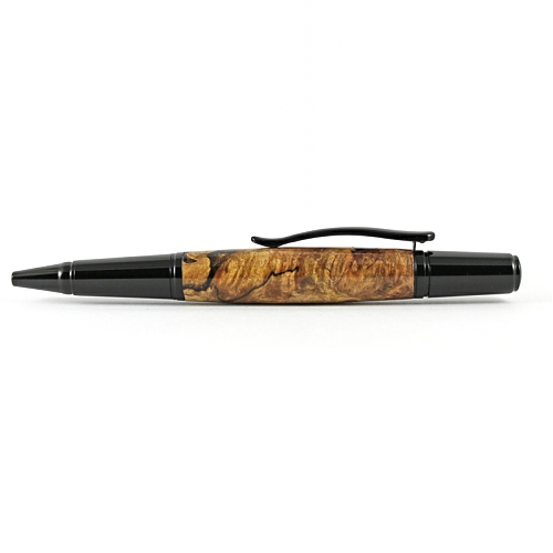 Beaufort Ink Sirocco ballpoint pen kit with black chrome fittings
