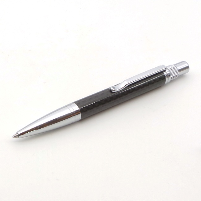 Beaufort Ink Solano ballpoint pen kit with chrome fittings - Image 2