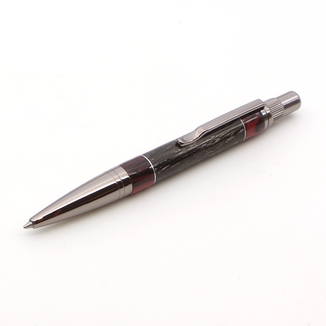 Beaufort Ink Solano ballpoint pen kit with gunmetal fittings - Image 2
