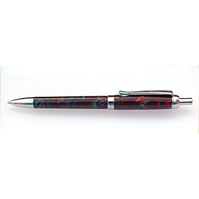 Beaufort Ink Tempest click ballpoint pen kit with chrome fittings