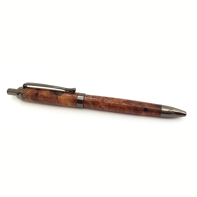 Beaufort Ink Tempest click ballpoint pen kit with gunmetal fittings