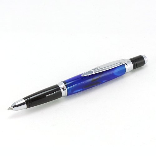 Beaufort Ink Zephyr ballpoint pen kit with black & chrome fittings