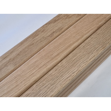 Oak Bench Slat Set with a Roundover Profile - 12 at 1.22m x 50mm x 20mm