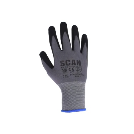 Breathable Microfoam Nitrile Gloves (Size 9)