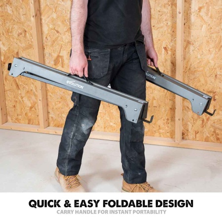 Evolution Metal Folding Sawhorse Stand Twin Pack