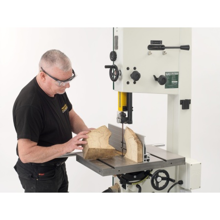 Sabre 350 Bandsaw Cutting Deep Logs