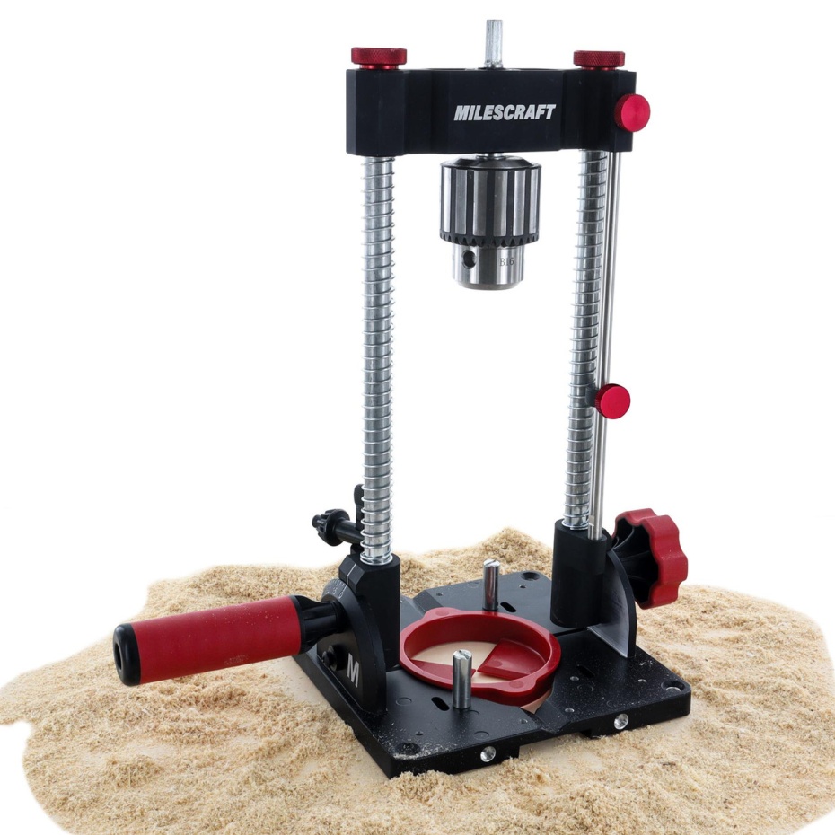 NEW Milescraft DrillMatePRO Portable Drill Press Guide - HD Metal Construction with 1/2" Drill Chuck - Image 2