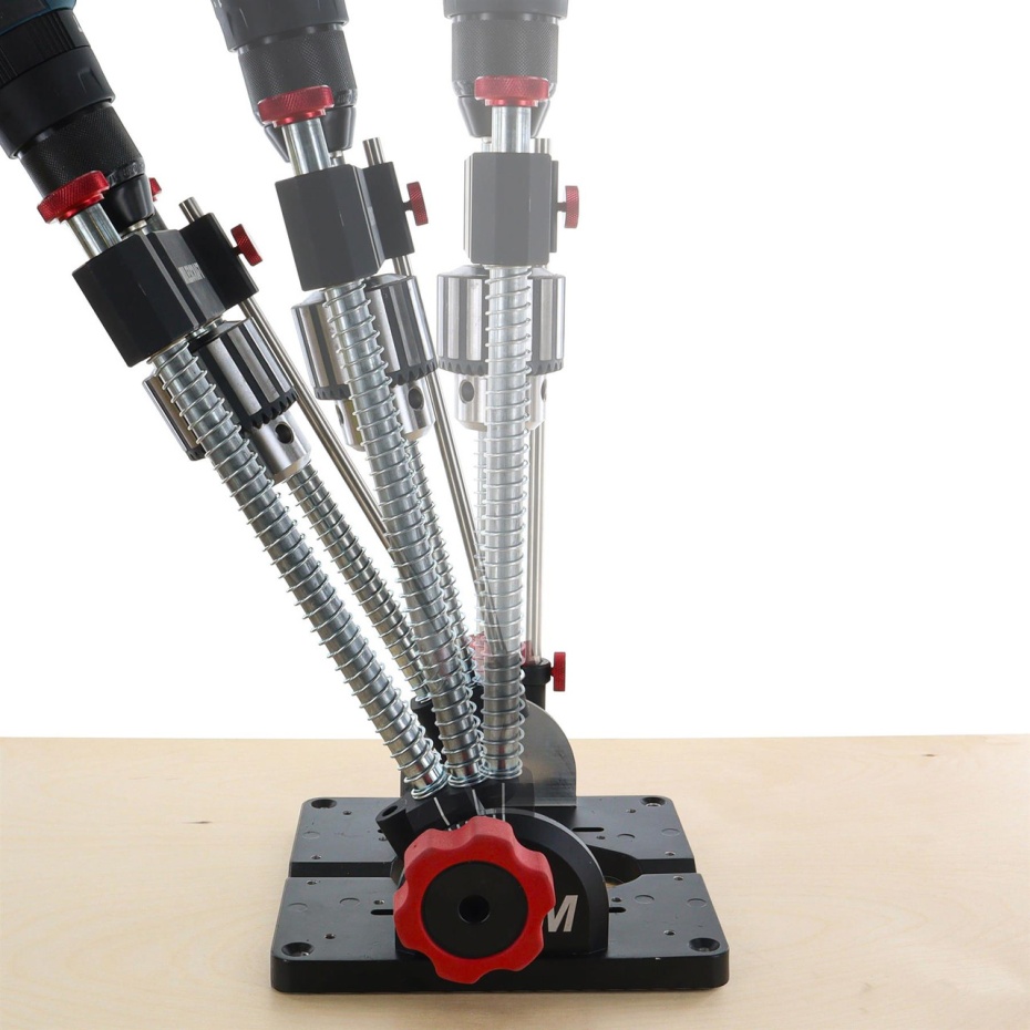 NEW Milescraft DrillMatePRO Portable Drill Press Guide - HD Metal Construction with 1/2" Drill Chuck - Image 3