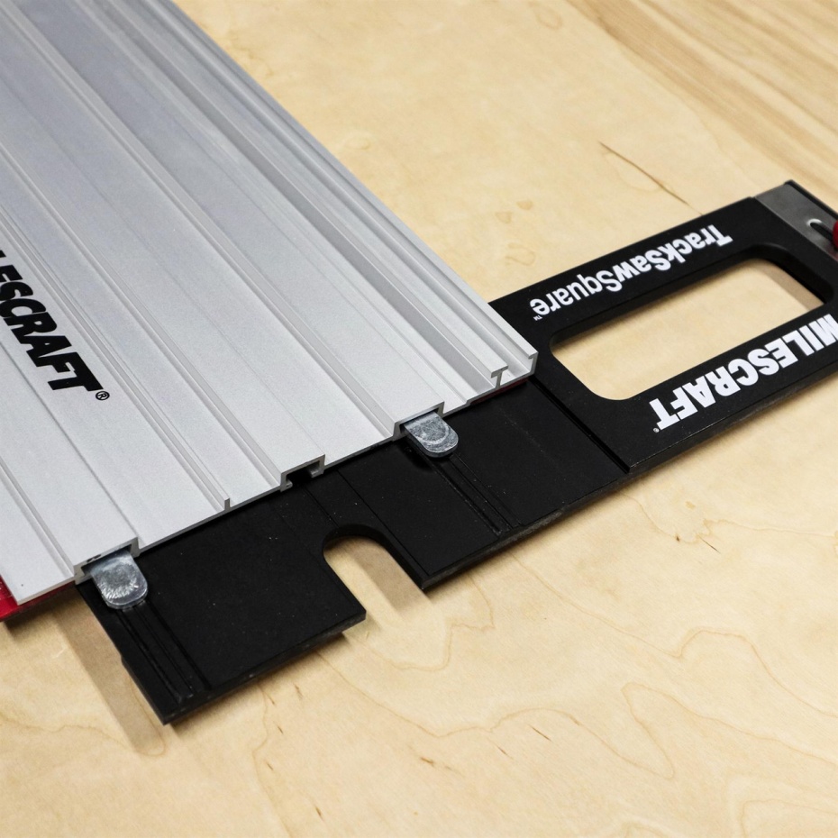 NEW Milescraft TrackSawSquare Perfect 90° Cuts with Self-Centering Design - Image 2