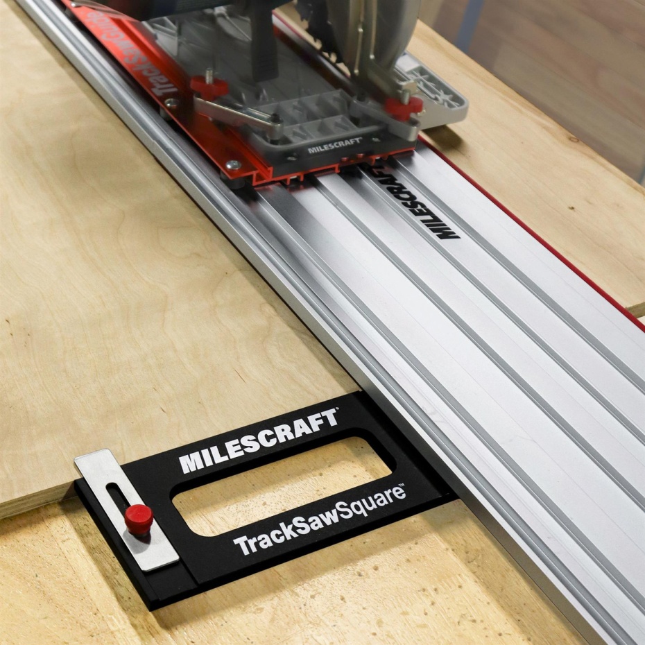 NEW Milescraft TrackSawSquare Perfect 90° Cuts with Self-Centering Design - Image 4