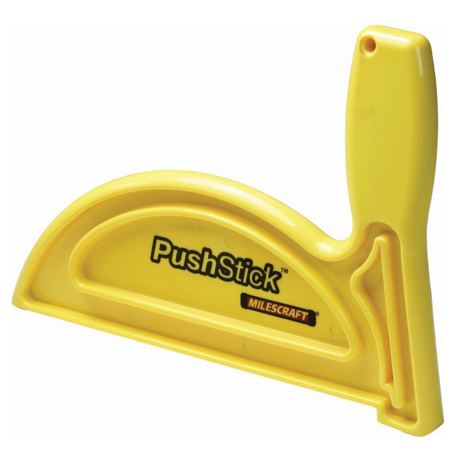 Milescraft PushStick with Tall Offset Handle & Rubber Base