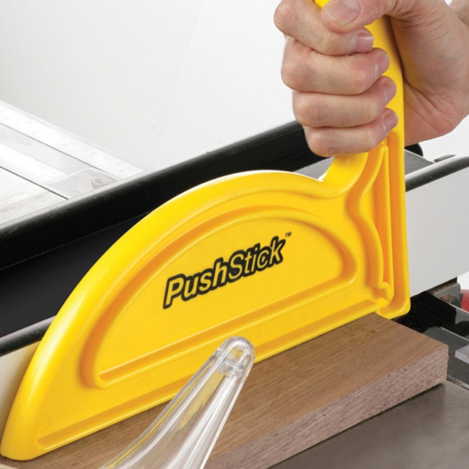 Milescraft PushStick with Tall Offset Handle & Rubber Base - Image 2