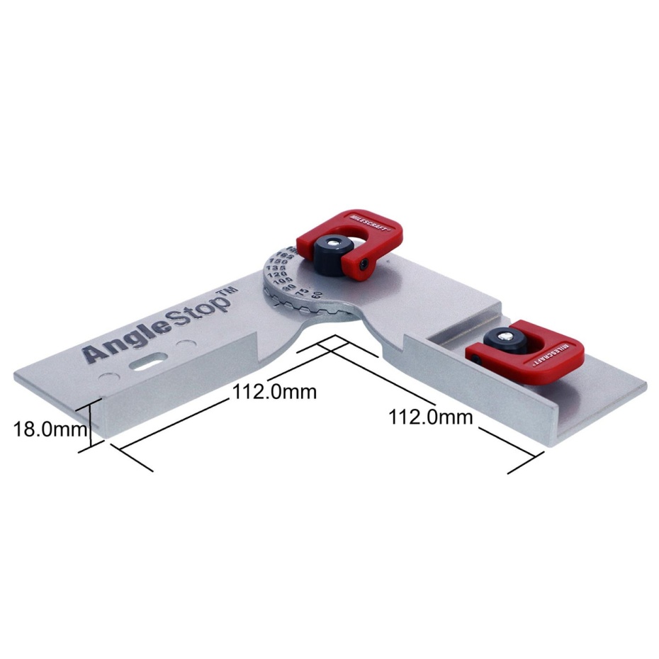 Milescraft AngleStop T-Track Stop Adjustable from 60° to 300° - Image 3