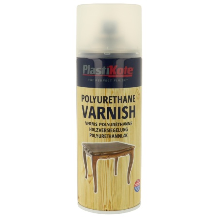 PlastiKote Aerosol Spray Paint Tin 591 CLEAR VARNISH 400ML GLOSS