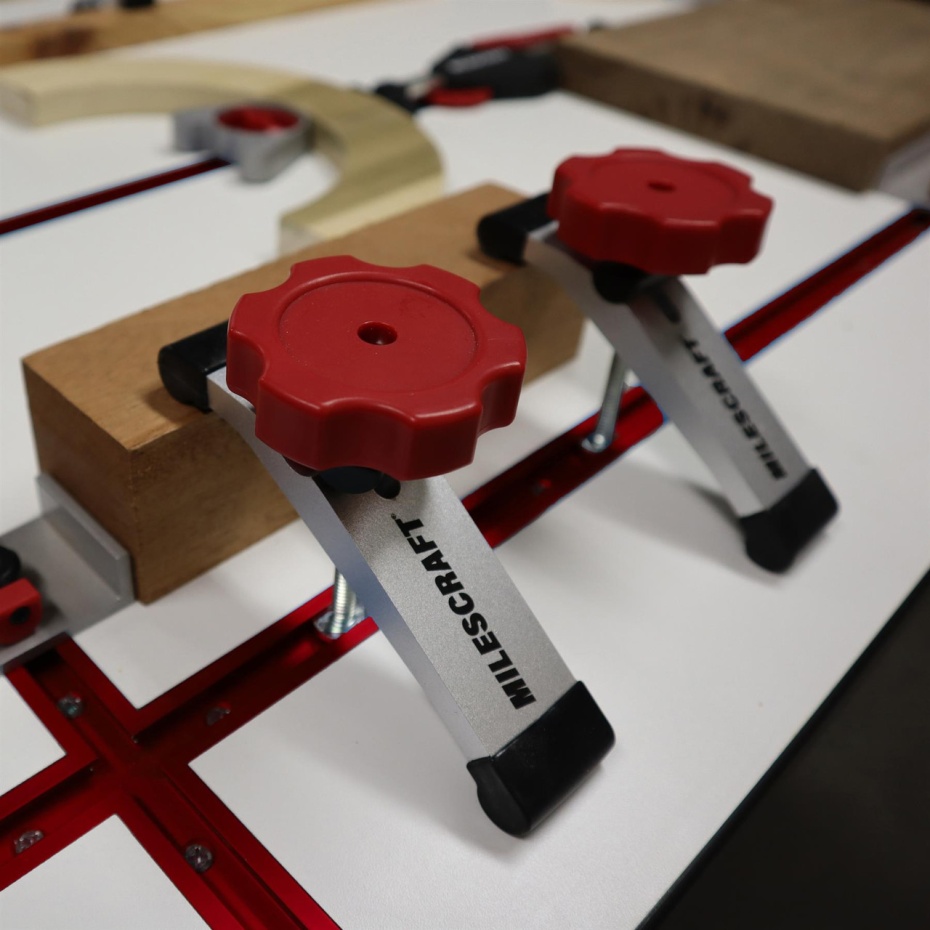 Milescraft HoldDown100 (Pair) - For T-track Clamping - Image 2