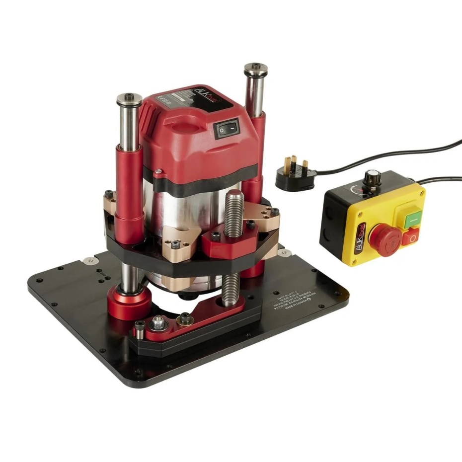 Harvey Floorstanding Router Table Package Deal Inc Fence, Dust Hood, Switch, Jessem Lift + AUK 2.4kw Router! - Image 4