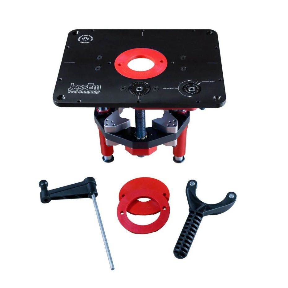 Harvey Floorstanding Router Table Package Deal Inc Fence, Dust Hood, Switch, Jessem Lift + AUK 2.4kw Router! - Image 3
