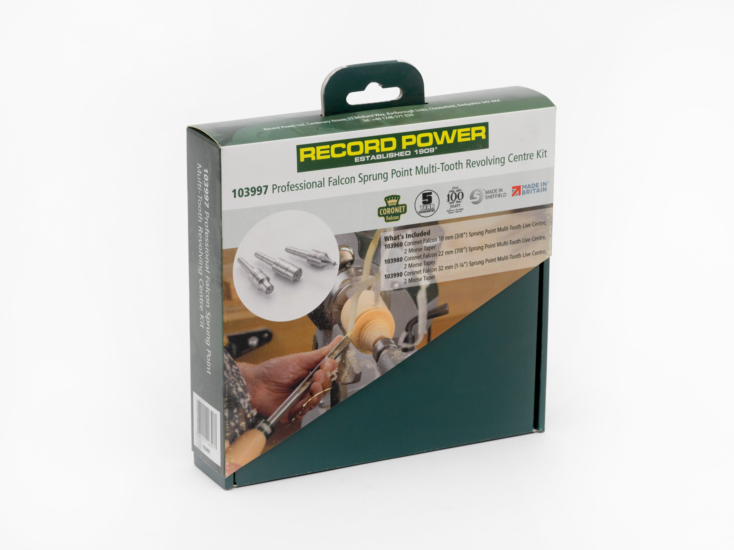 Record Power 3 Piece Professional Revolving Centre Kit (103960,103980 and 103990) - Image 2