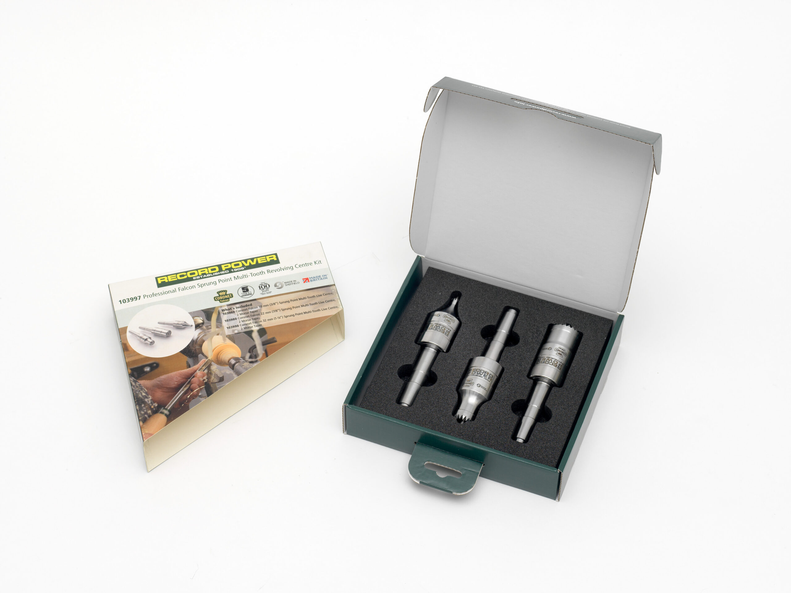 Record Power 3 Piece Professional Revolving Centre Kit (103960,103980 and 103990) - Image 3