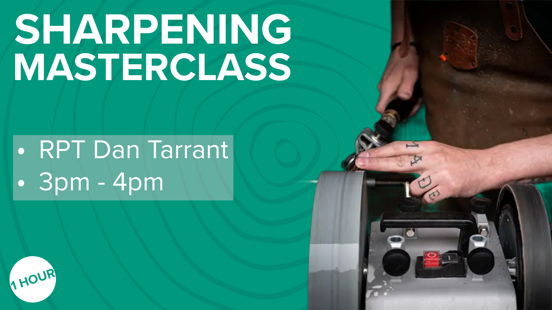 Sharpening Materclass