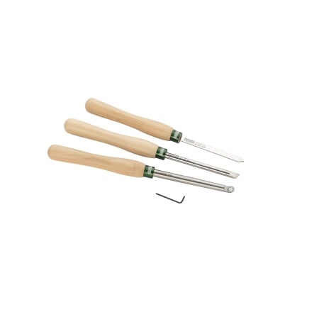 Record Power 3 Piece Small Project Turning Tool Set with 9" ProComfort Handles