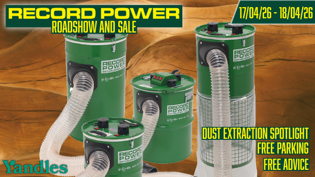 Record Power Roadshow with dust extraction focus #recordpower #extraction