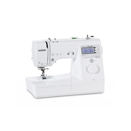 side on view of the Brother A16 sewing machine