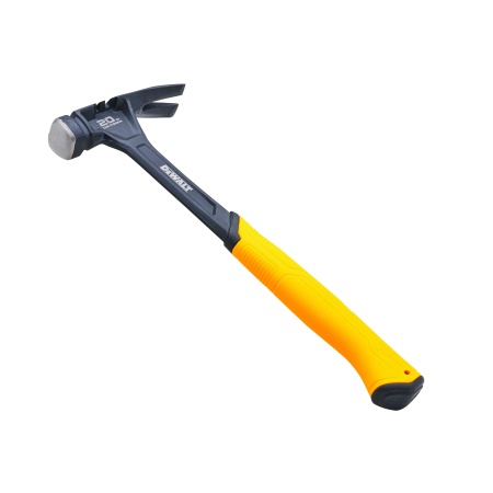 DeWALT 567g (20oz) Claw Hammer With FREE 3 Piece Nail Set