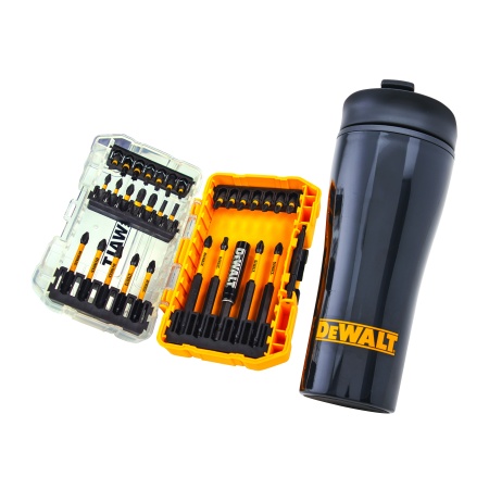 DeWALT 32 Piece FlexTorq Bit Set & Travel Mug